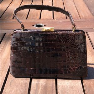 Genuine Alligator ‘Bellestone’ Handbag